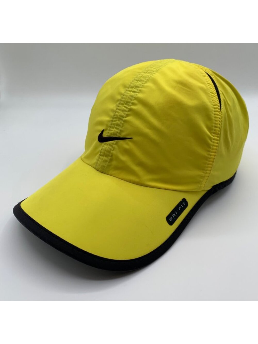 Nike Dri Fit Vintage Yellow Athletic Relaxed Fit Strapback Hat